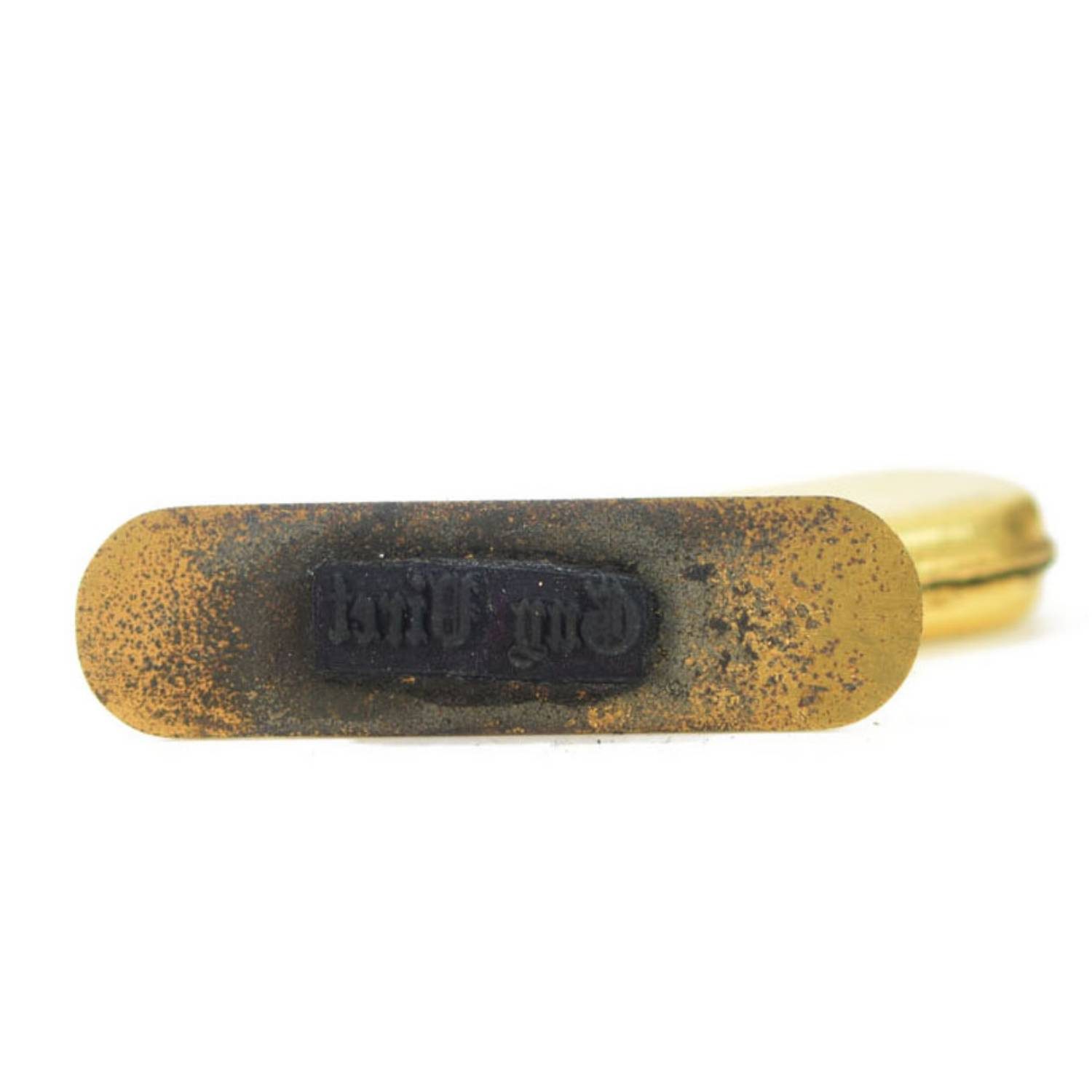 Tampon encreur XIXème en bronze doré Eugène Piret 