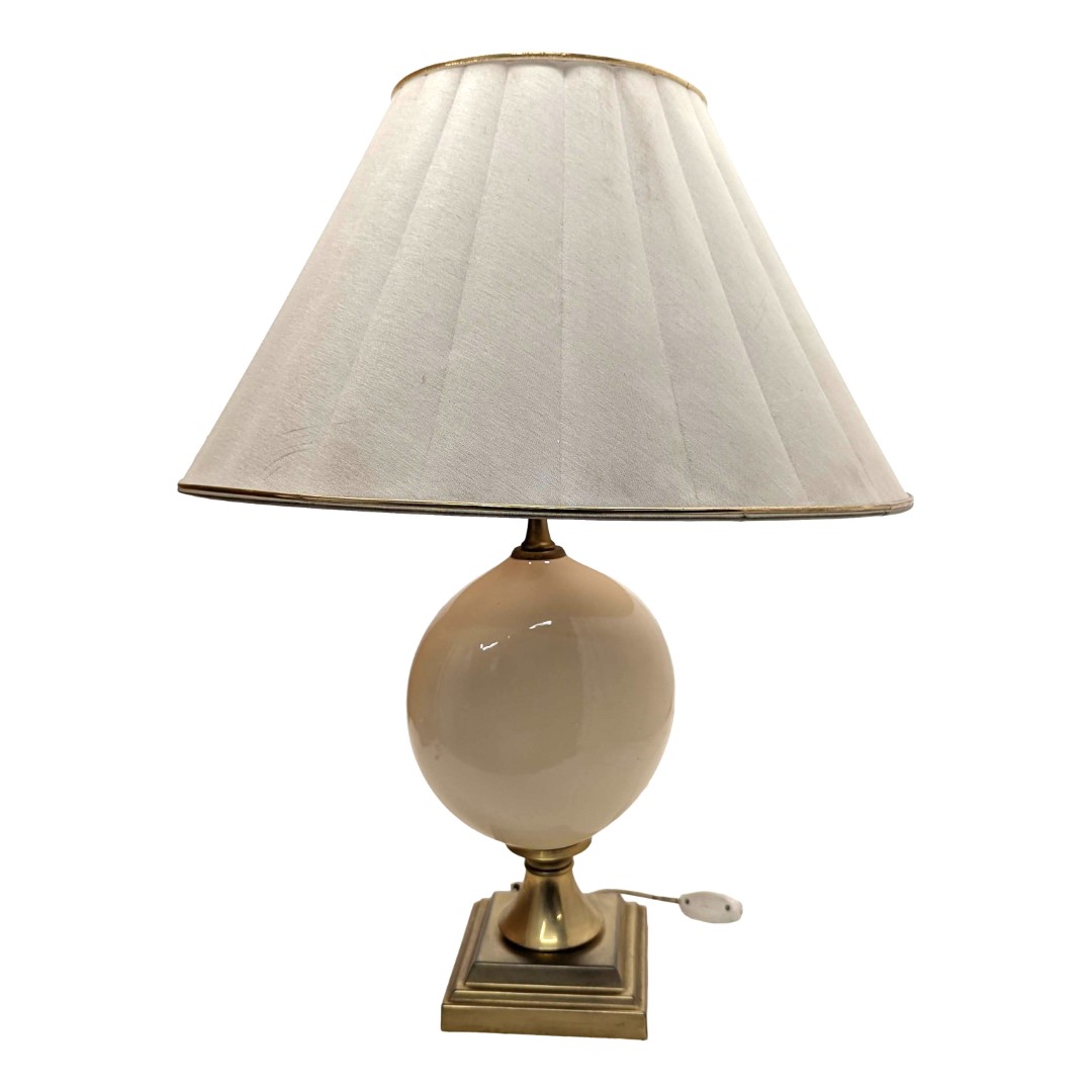 Lampe années 80 laiton 
