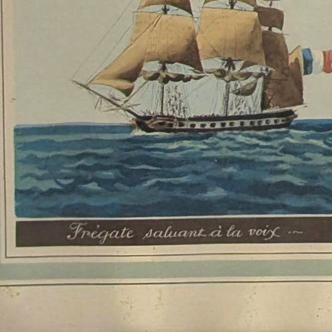 Jean Jérôme Beaugean frégate saluant à la voix