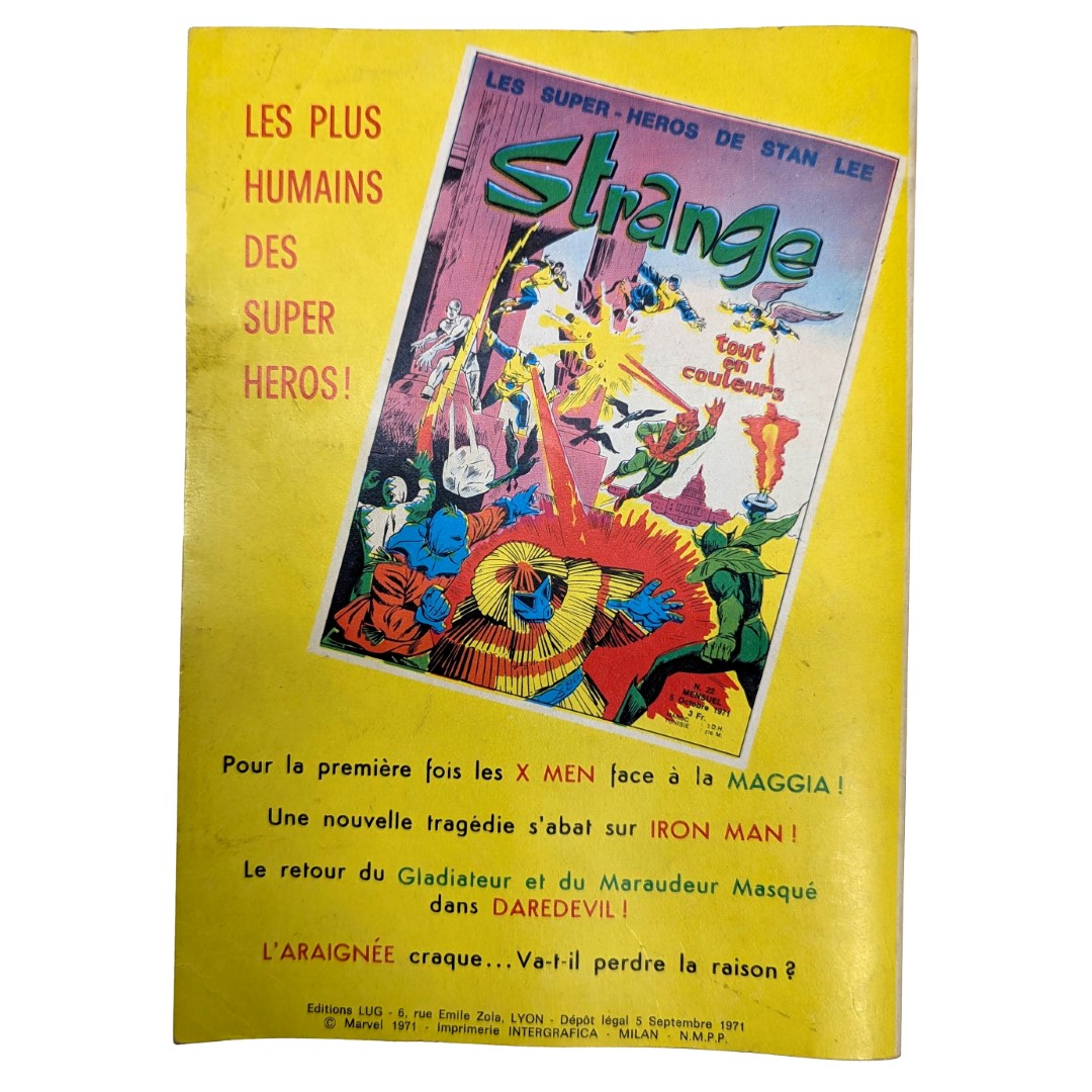 Bande dessinée édition originale Très bel état Strange N°:21