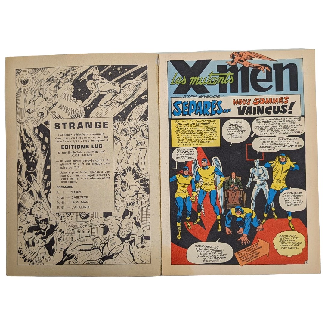 Bande dessinée édition originale Très bel état Strange N°:22