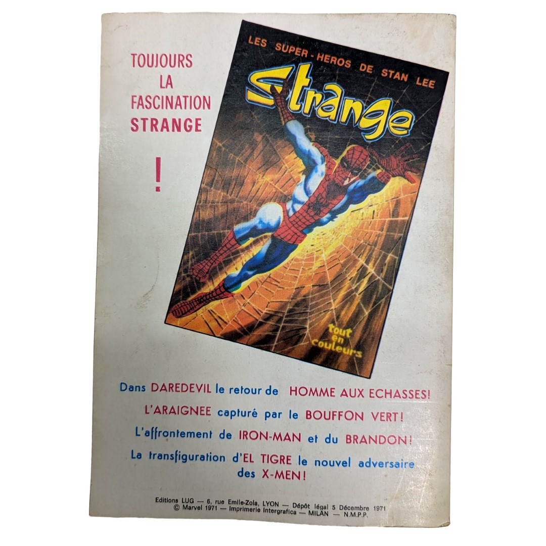 Bande dessinée édition originale Très bel état Strange N°:24