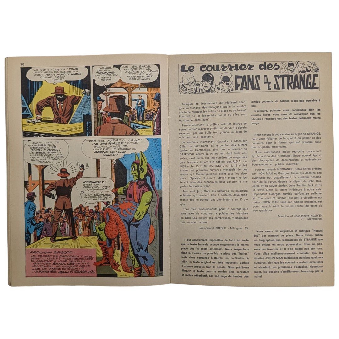 Bande dessinée édition originale Très bel état Strange N°:25