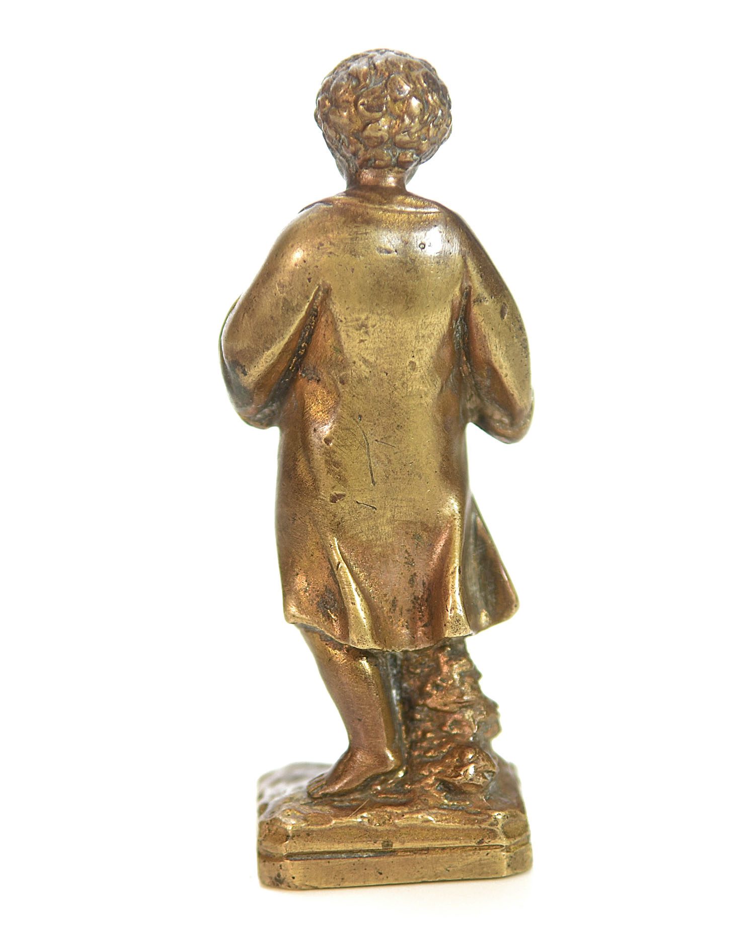 Sceau à cacheter (seal) bronze doré collection sacré cœur enfant Jésus