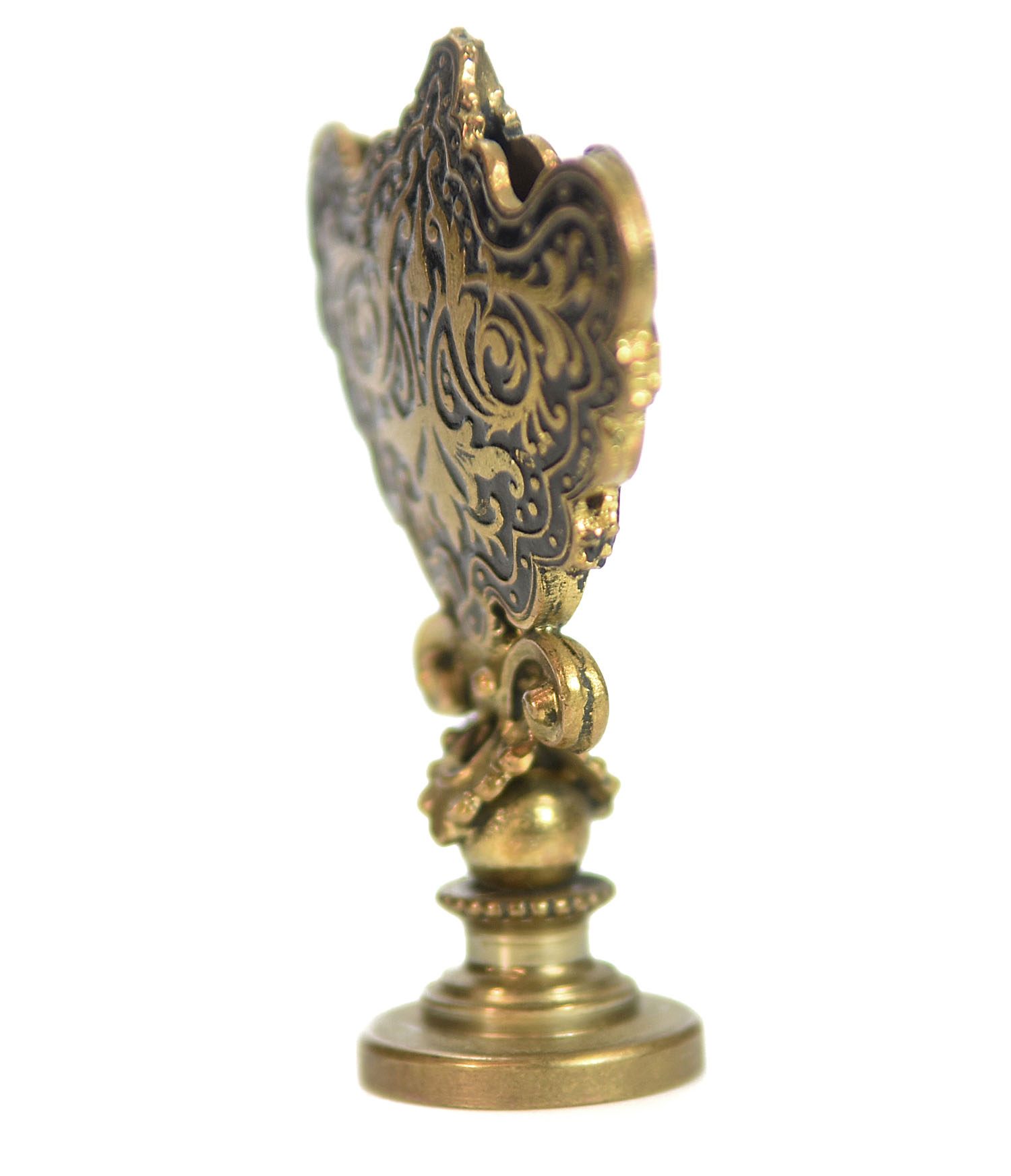 Sceau à cacheter (seal) en bronze émaillé