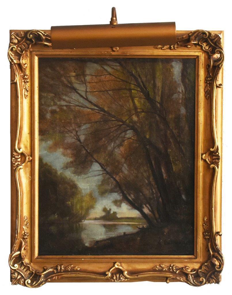 Paysage école Française de Barbizon XIXème