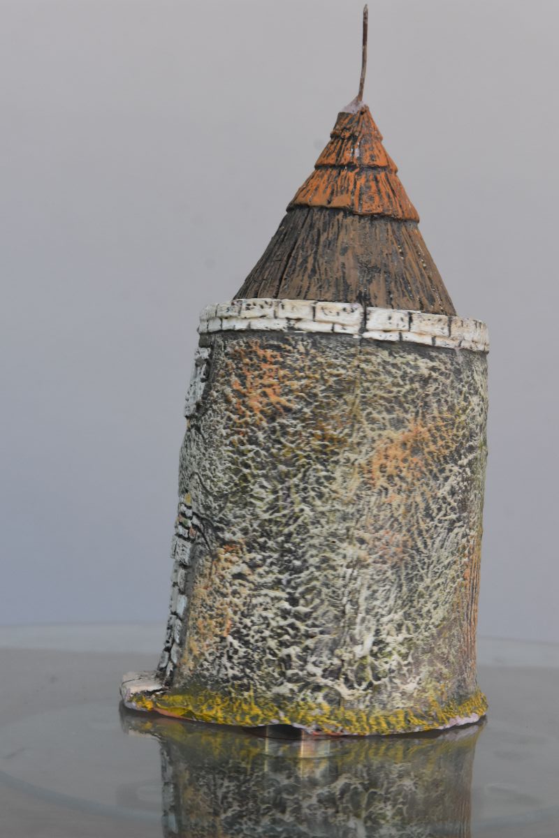 Moulin de crèche provençale Marcel Carbonel 