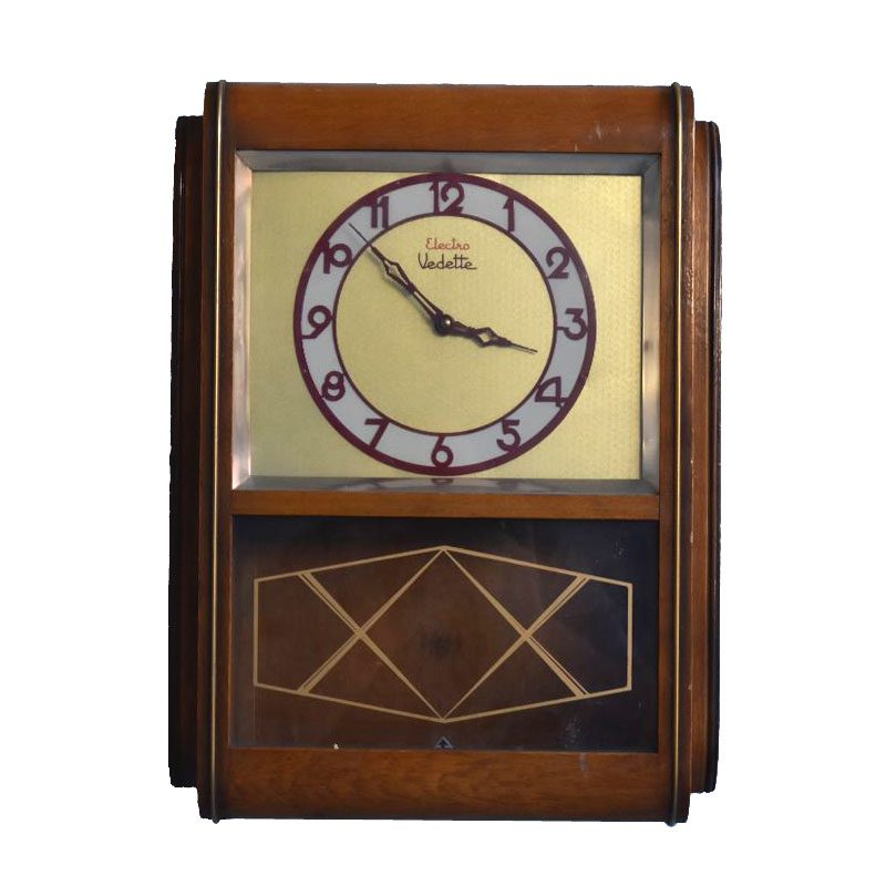 Pendule Vedette Art déco 1930 électro