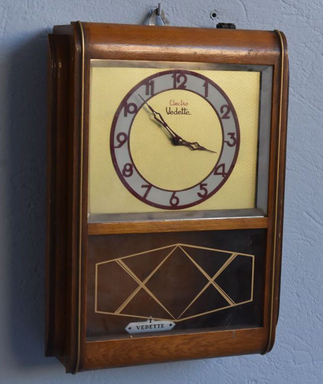 Pendule Vedette Art déco 1930 électro
